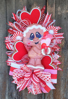 Cute Valentine's Swag Wreath